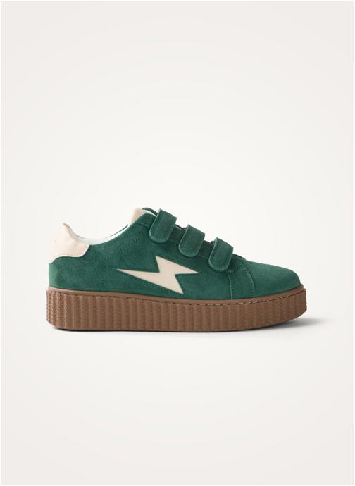 Vanessa Wu Baskets basses MAGGIE Originals femme vert