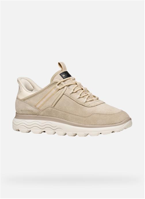 Geox Baskets basses D SPHERICA PLUS WPF femme beige