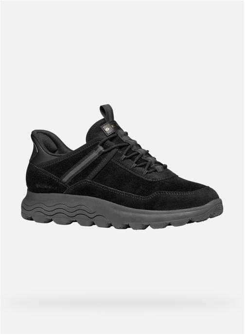 Geox Baskets basses D SPHERICA PLUS WPF femme noir