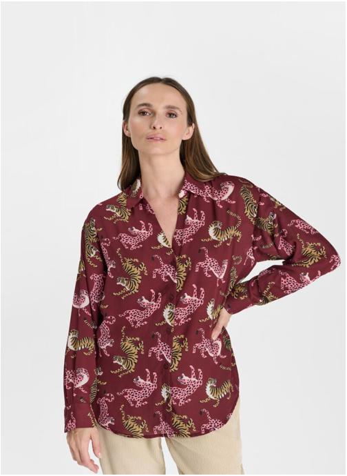Le temps des cerises Chemises Chemise RORY Red femme rouge