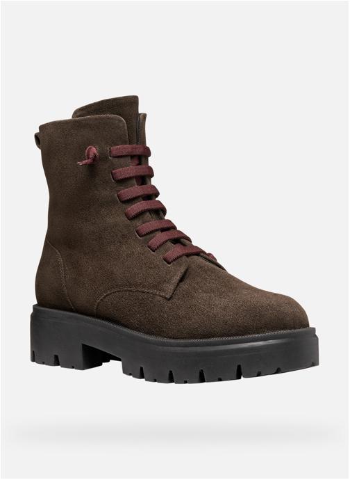 Geox Bottines basses D KLARGENA femme marron