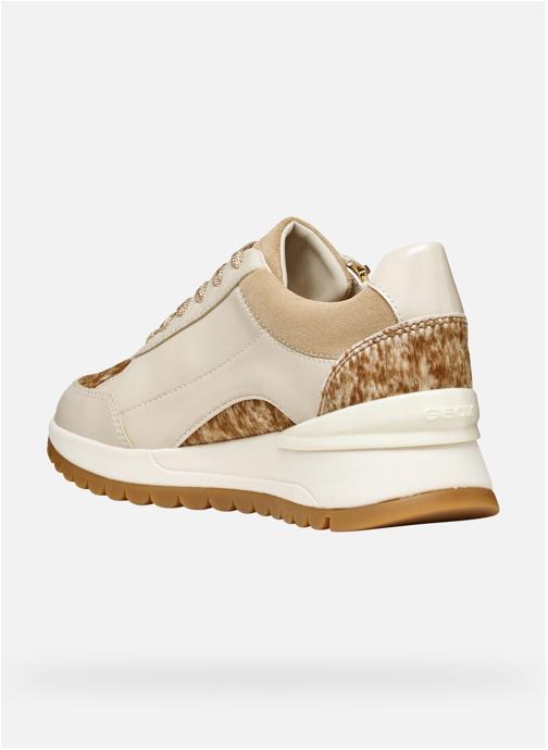 Geox Baskets basses D DESYA femme beige