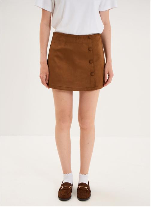 Naf Naf Jupes mi-longues NAF3_FIONA femme marron