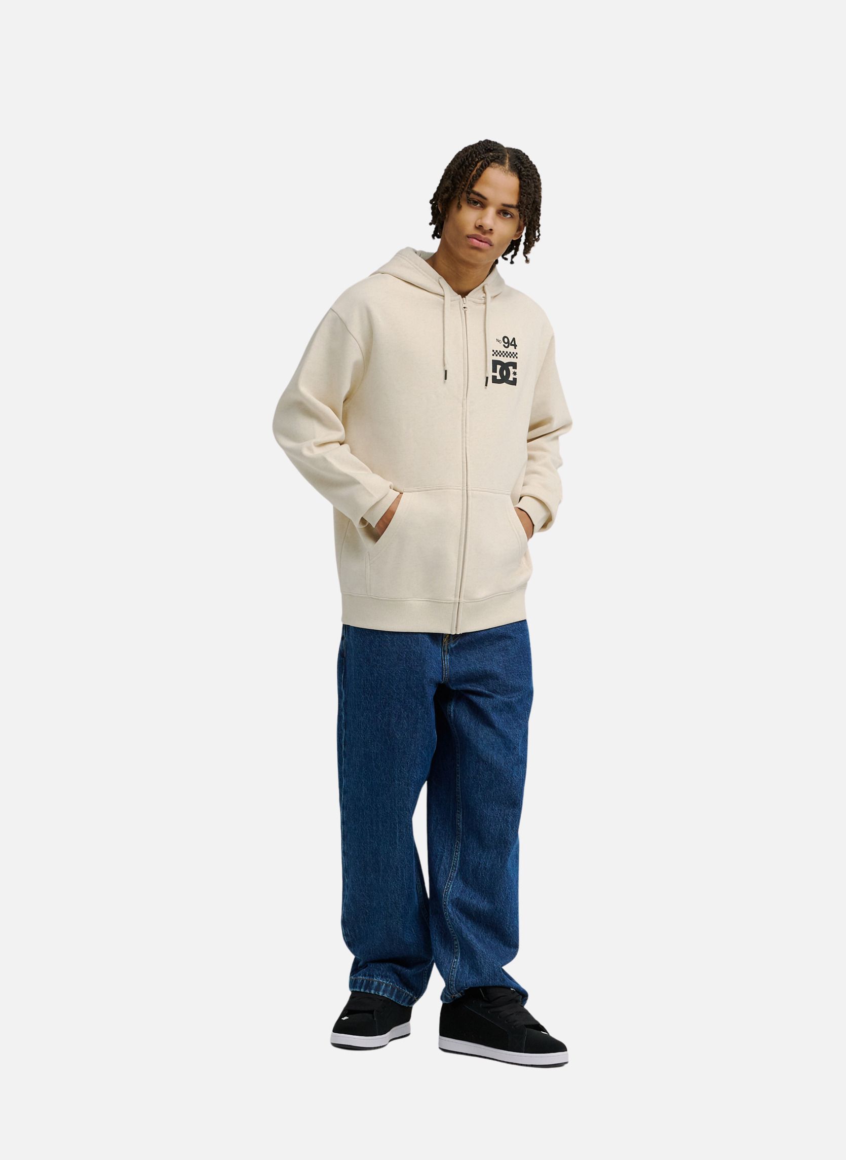 Sweats à capuche DC Chopper homme beige DC Shoes Sweats à capuche DC Chopper homme beige Beige