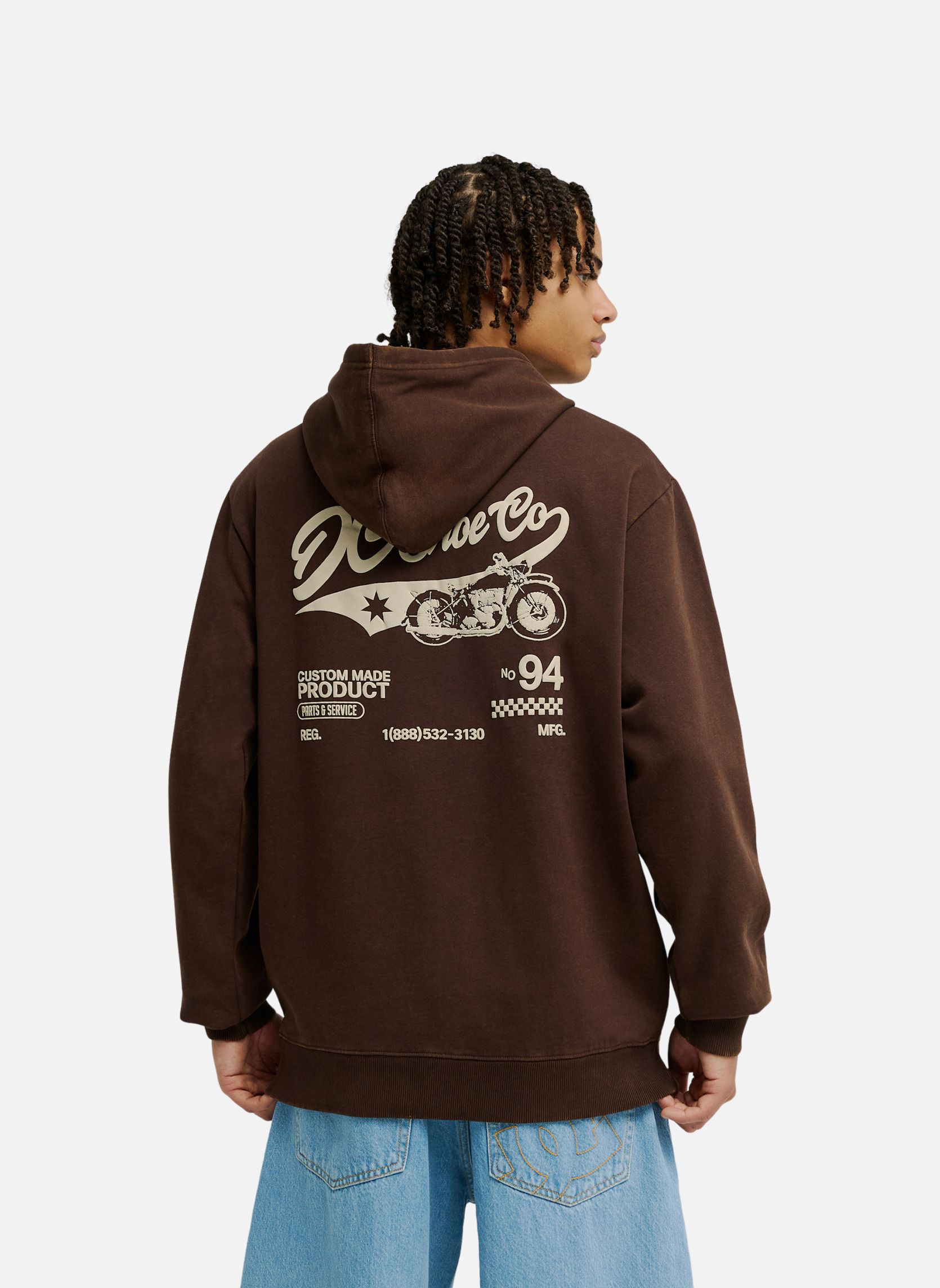 Sweats à capuche DC Chopper homme marron DC Shoes Sweats à capuche DC Chopper homme marron Marron