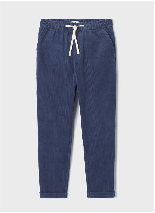 BILLYBELT Pantalons droits Velours homme bleu