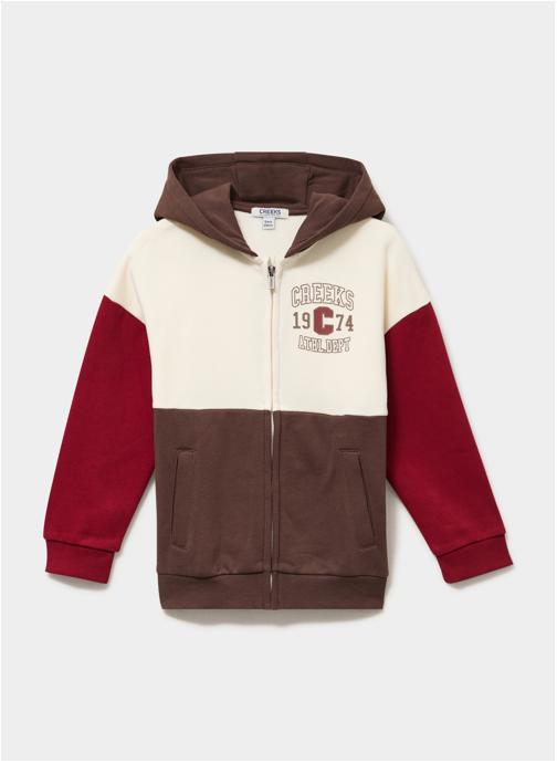 CREEKS Gilets CRE2GARY garçon marron