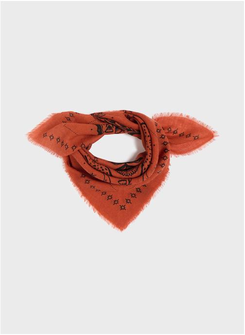 BILLYBELT Foulards Laine Sacha femme rouge