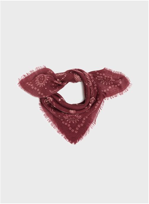 BILLYBELT Foulards Laine Alice femme bordeaux