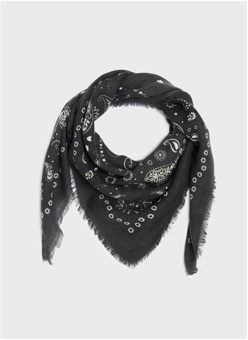 BILLYBELT Foulards Laine Louise femme gris