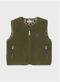 Vestes sans manches Sherpa femme bleu