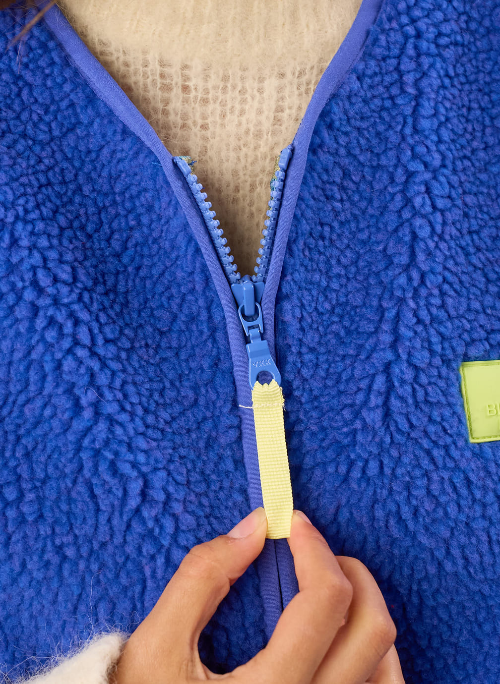 Vestes sans manches Sherpa femme bleu BILLYBELT Vestes sans manches Sherpa femme bleu Bleu