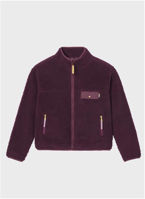 BILLYBELT Vestes Sherpa femme violet