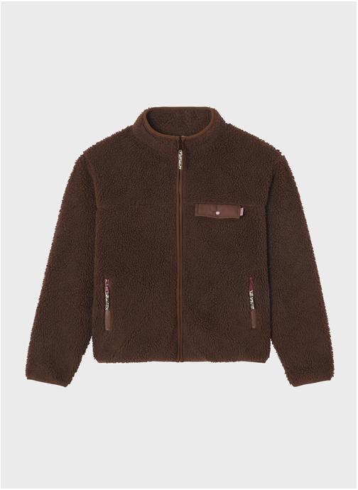 BILLYBELT Vestes Sherpa femme marron