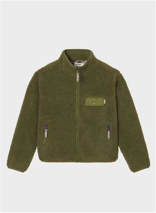 BILLYBELT Vestes Sherpa femme vert