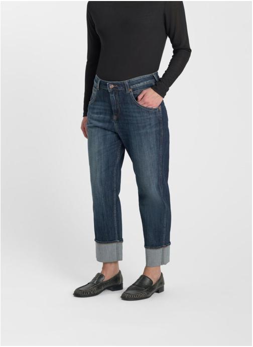 Le temps des cerises Jeans droit Jeans loose Blue femme bleu