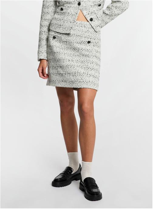 Morgan Jupes mi-longues 262-JTHEA femme gris