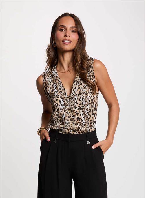 Morgan Débardeurs 262-DMIYU femme marron