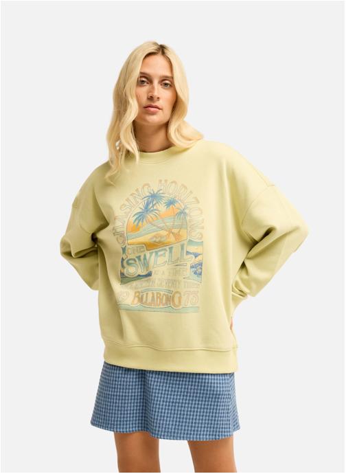 Billabong Sweats à capuche Chasing Horizons femme vert