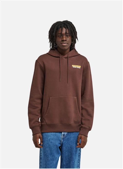 Element Sweats à capuche Feel The Power homme marron