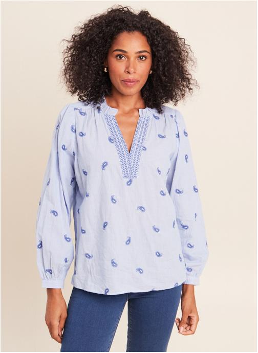Bréal Chemises CEBROSOUL femme bleu