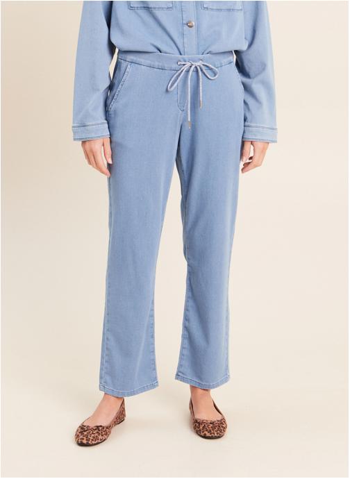 Bréal Pantalons droit PEJOGSPLASH femme bleu