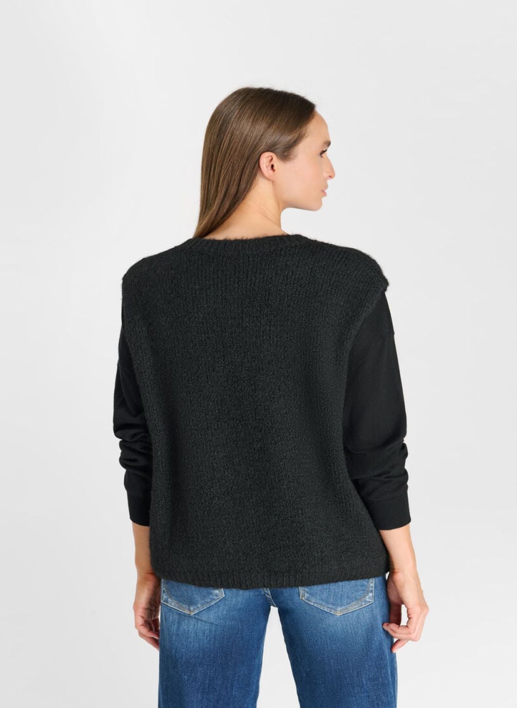 Pulls Pull KESTREL Black femme noir Le temps des cerises Pulls Pull KESTREL Black femme noir Noir