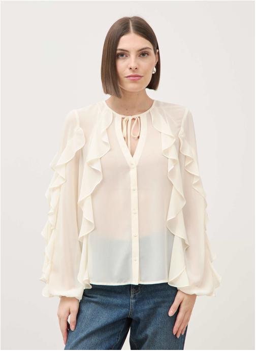 Bonobo Chemises Chemises manches longues - BOHOVOLCHEMF femme beige