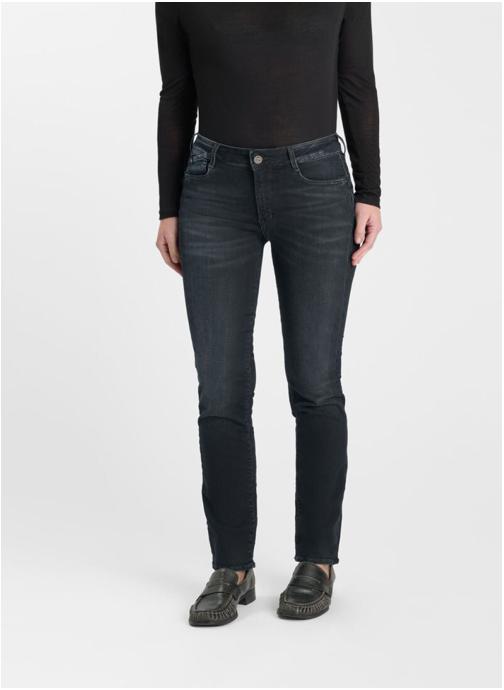 Le temps des cerises Jeans droit Jeans push-up droite taille haute PULP Blue femme bleu