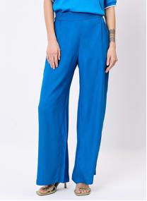 Pantalons droit Pantalon imprimé ample élastiqué fluide ALEXIA femme bleu Princesse Nomade Pantalons droit Pantalon imprimé ample élastiqué fluide ALEXIA femme bleu Bleu