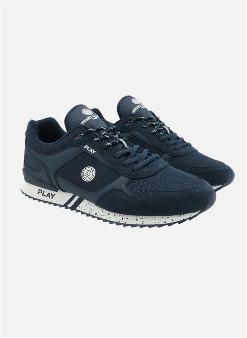 Serge Blanco Baskets basses Chamonix homme bleu