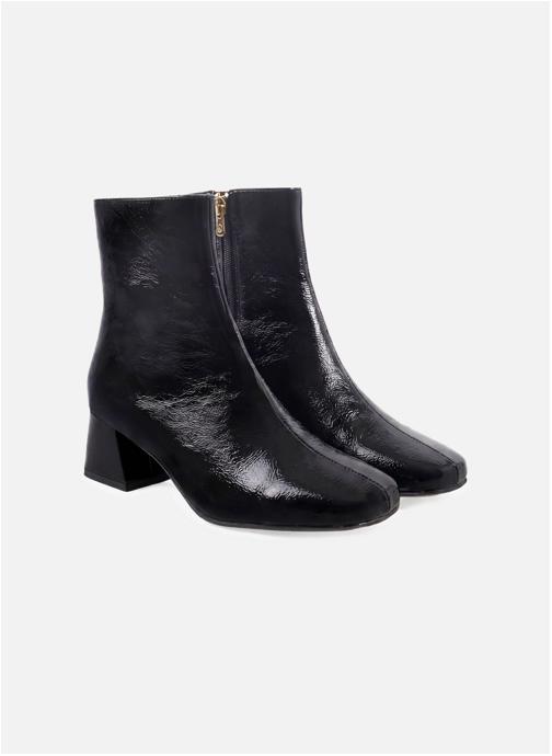 JULES & JENN Bottines basses Bottines moyen talon carré Diane femme noir