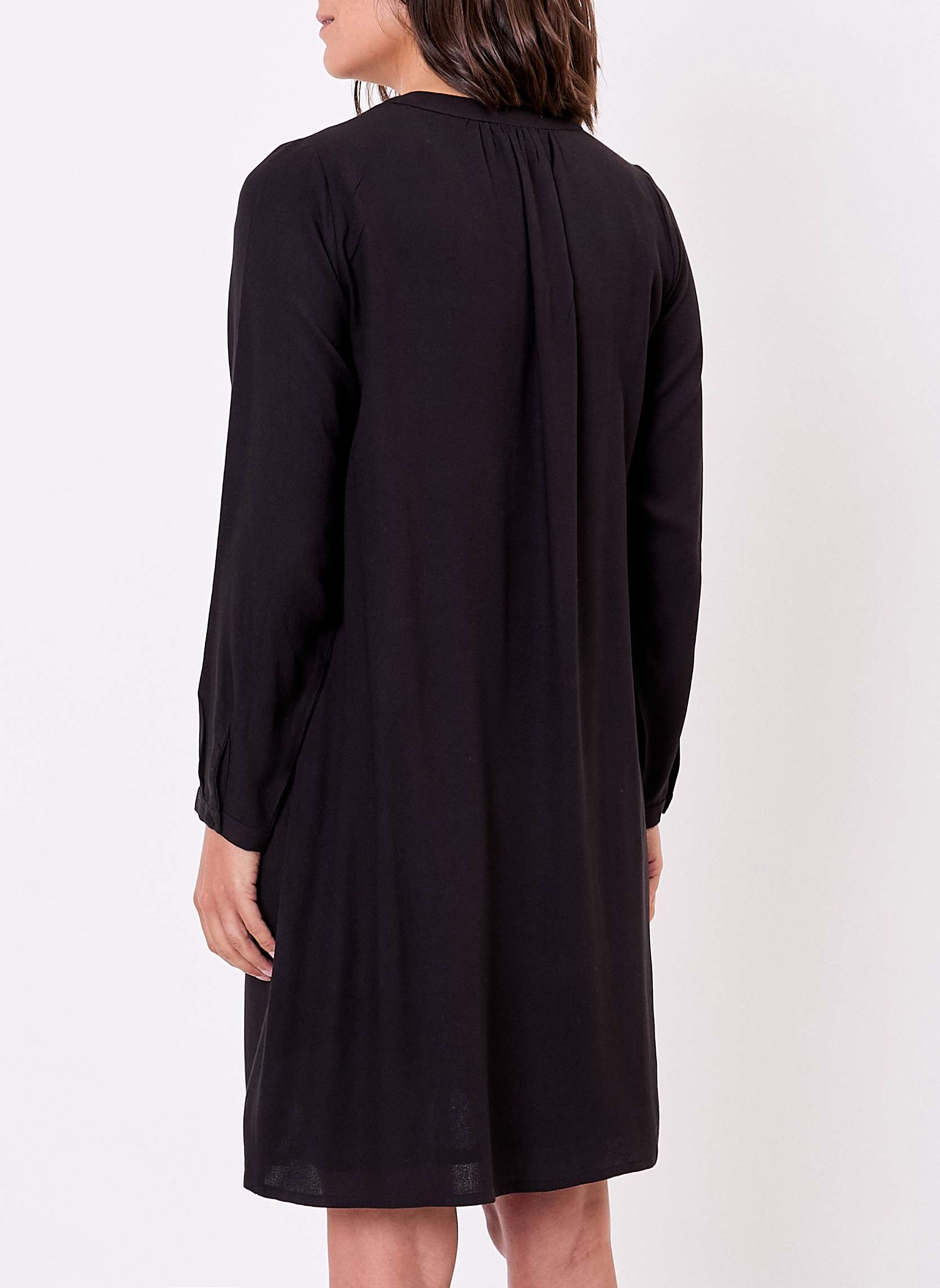 Robes Robe fluide ample doublée GALATEE femme noir Princesse Nomade Robes Robe fluide ample doublée GALATEE femme noir Noir