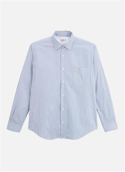 Serge Blanco Chemises Chemise ML homme bleu