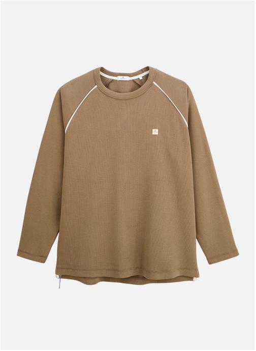 Serge Blanco Tee-shirts Nid d'abeille homme marron