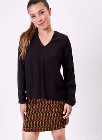 Blouses Blouse fluide col V GARYLY femme noir Princesse Nomade Blouses Blouse fluide col V GARYLY femme noir Noir