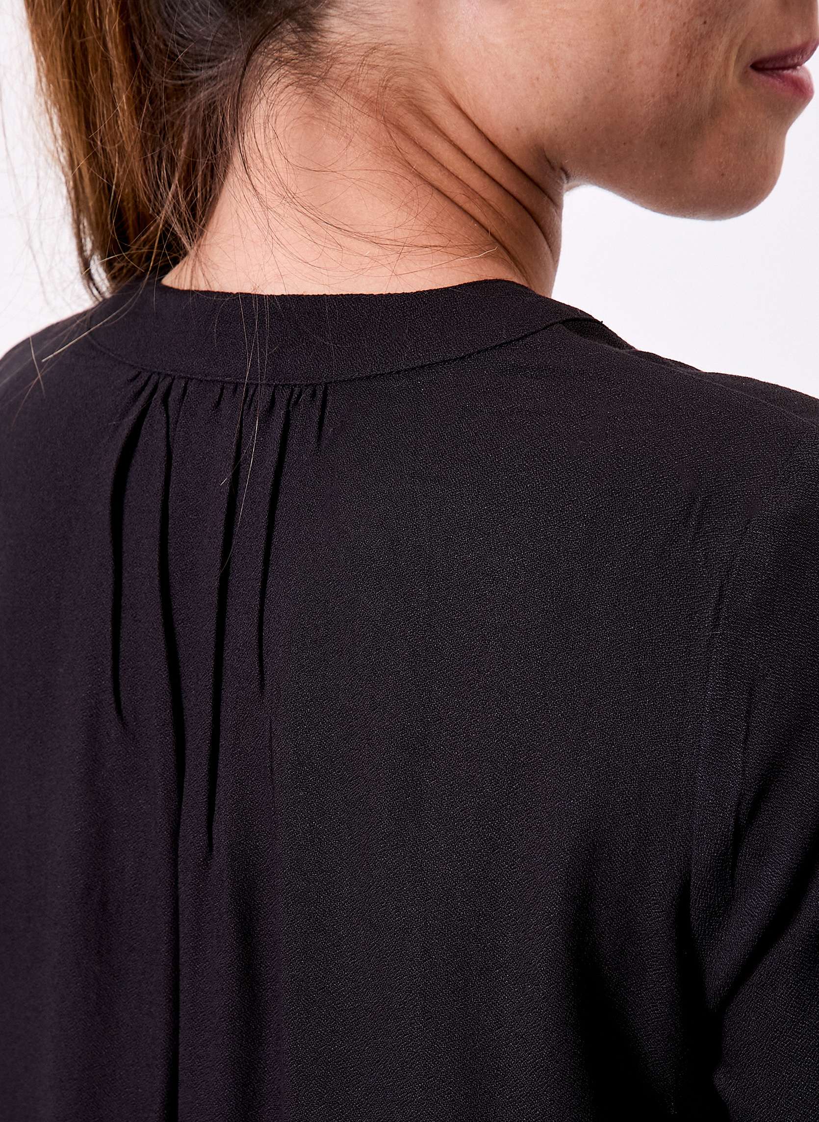 Blouses Blouse fluide col V GARYLY femme noir Princesse Nomade Blouses Blouse fluide col V GARYLY femme noir Noir