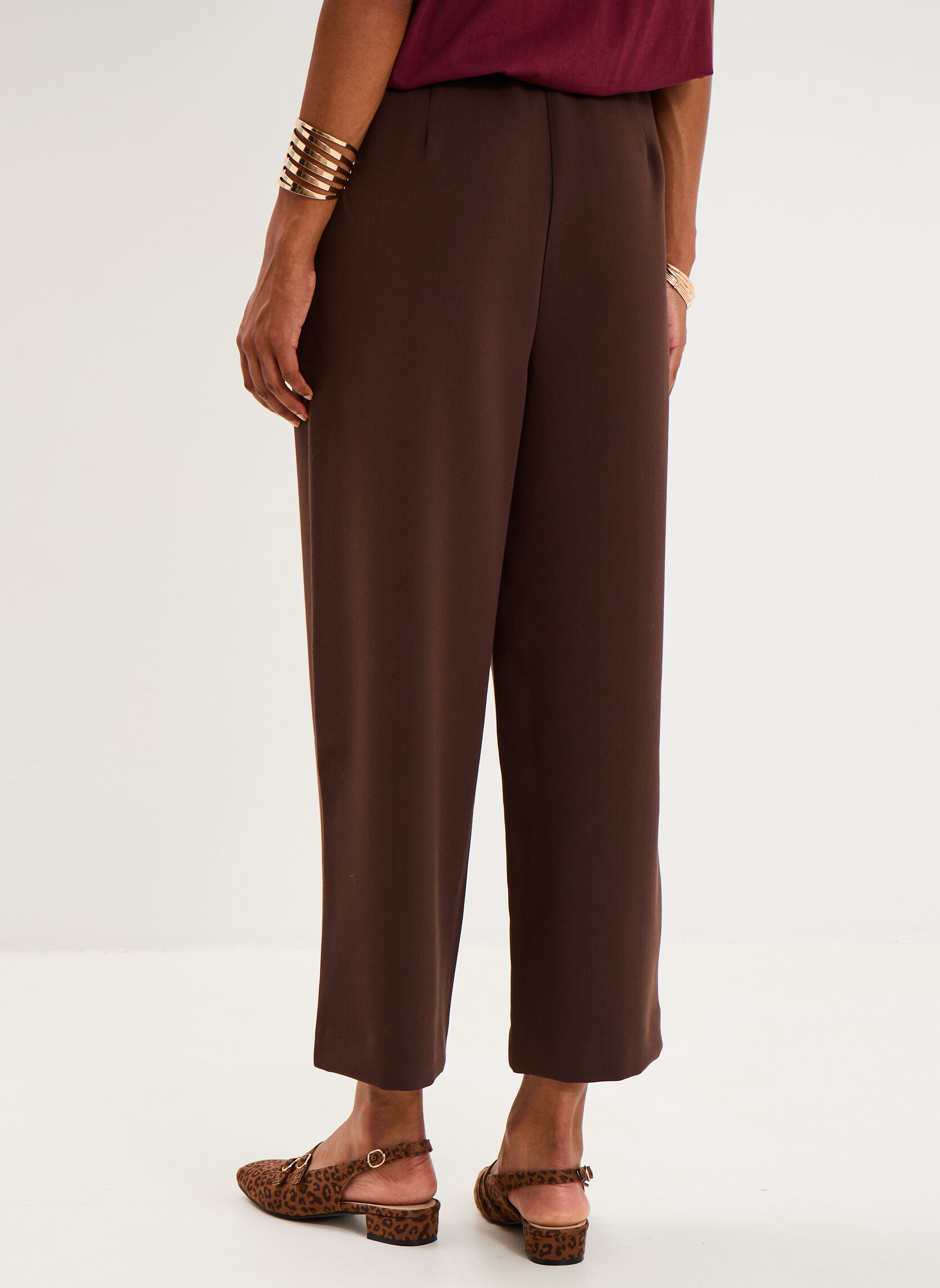 Pantalons droit NAF3_PASCALE femme marron Naf Naf Pantalons droit NAF3_PASCALE femme marron Marron foncé