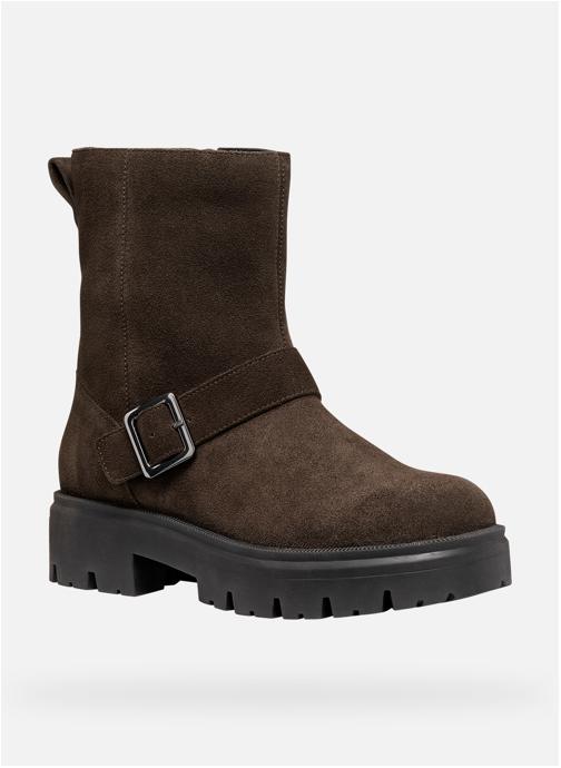 Geox Bottines basses D KLARGENA femme marron