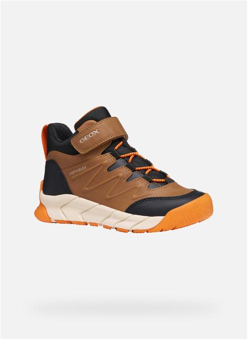 Geox Bottines J FLEXYPER PRO BOY B ABX garçon marron