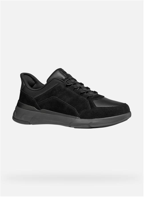 Geox Baskets basses VITTOUR PLUS MAN homme noir