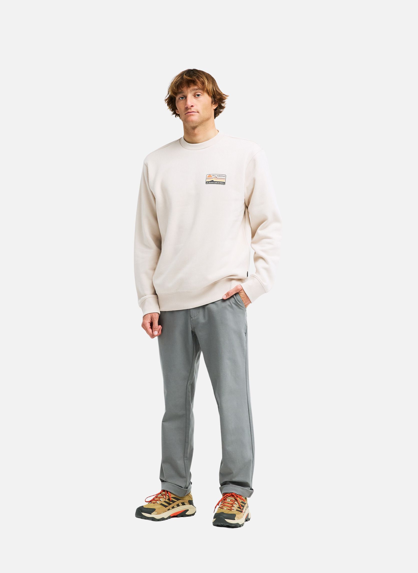 Sweats à capuche Compass homme beige Billabong Sweats à capuche Compass homme beige Beige