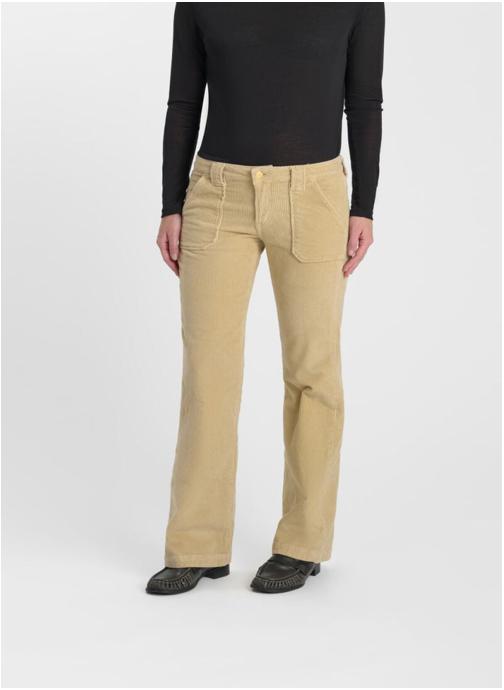 Le temps des cerises Pantalons droit Pantalon flare FLAREVEL Beige femme beige