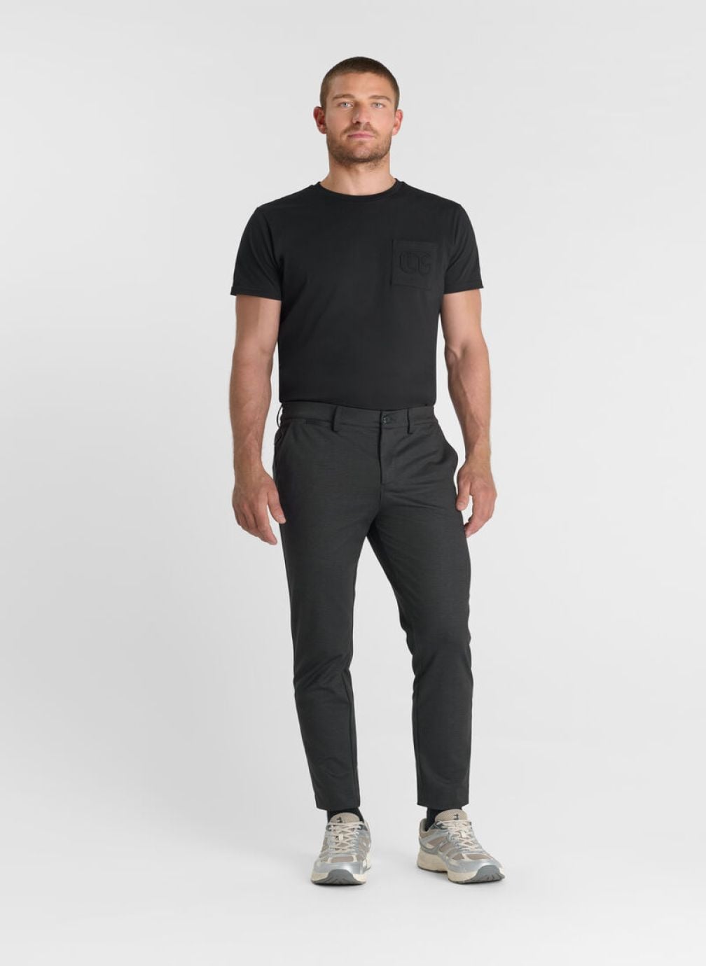 Pantalons droits Pantalon de costume ELMO Black homme noir Le temps des cerises Pantalons droits Pantalon de costume ELMO Black homme noir Noir