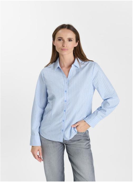Le temps des cerises Chemises Chemise LUINA Blue femme bleu
