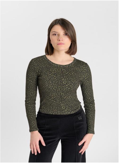 Le temps des cerises Tee-shirts Tee-Shirt BASTIGI Khaki fille vert