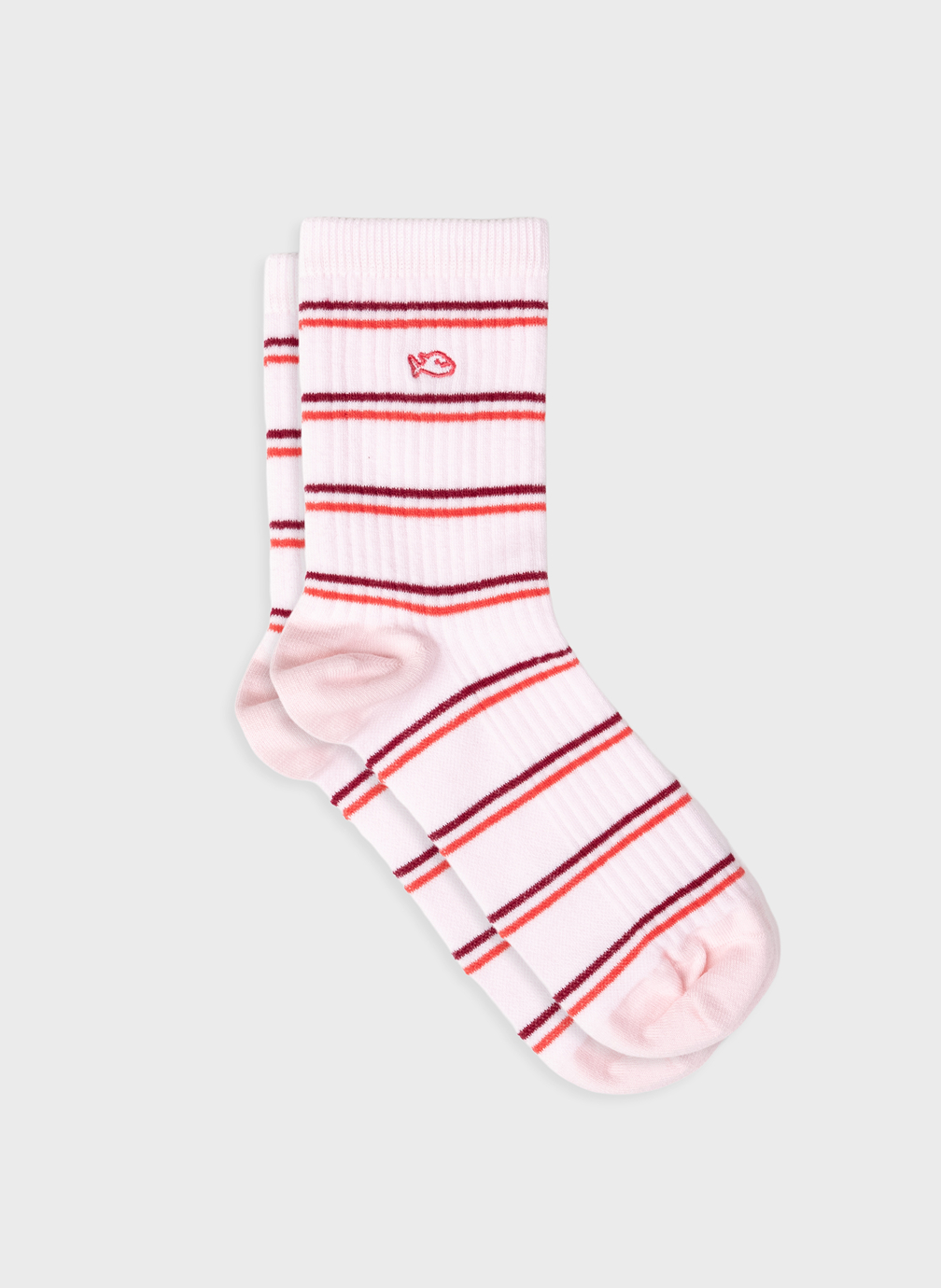Chaussettes A rayures femme rose BILLYBELT Chaussettes A rayures femme rose Rose