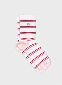 Chaussettes A rayures femme rose BILLYBELT Chaussettes A rayures femme rose Rose