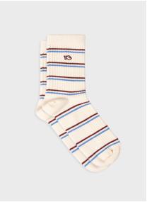 Chaussettes A rayures femme rose