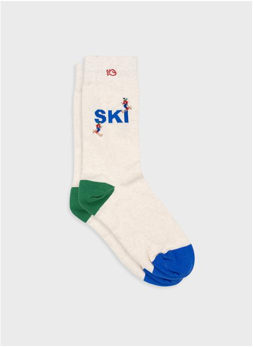 BILLYBELT Chaussettes A motifs homme beige